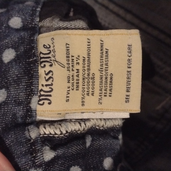 Miss me polka dot shorts size 26 - Picture 6 of 12